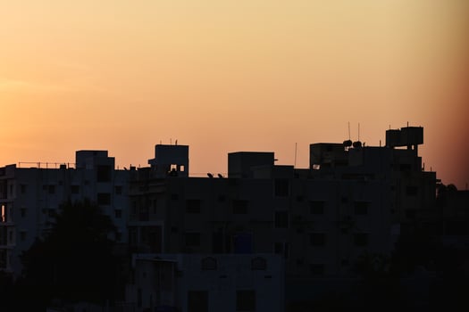 Beauty of rising sun photo
