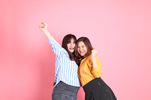 Happy Asian Friends photo
