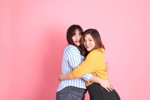 Happy Asian Friends photo