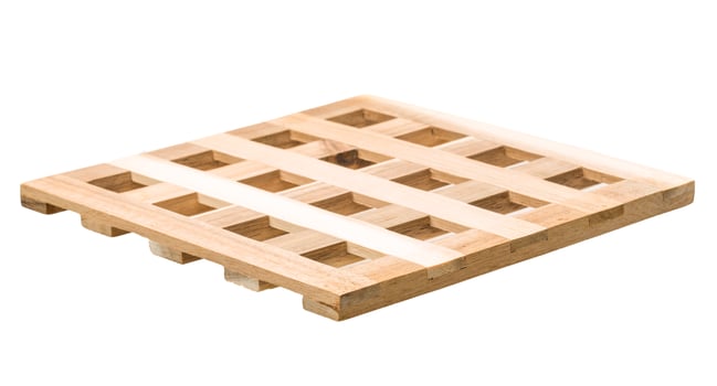 Wooden board on white background photo