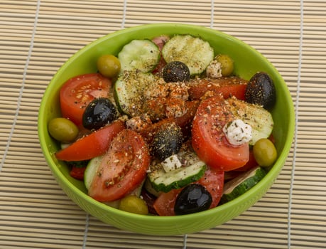Famous greek salad photo
