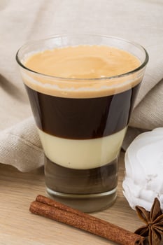Capuccino with zephyr photo