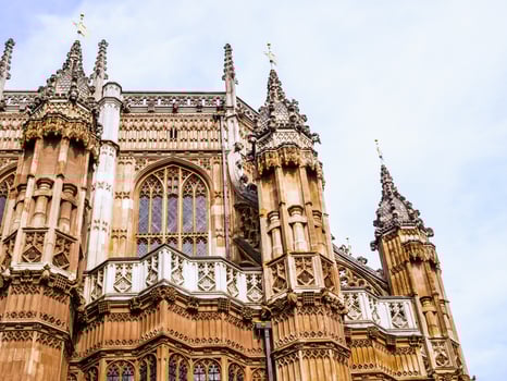HDR Westminster Abbey church in London photo