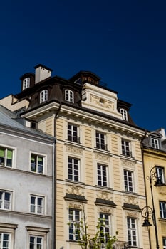 City center of Warsaw, Poland photo