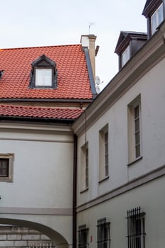 City center of Warsaw, Poland photo