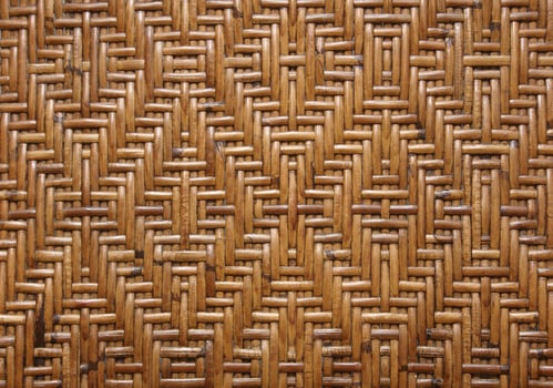 Weave pattern rattan background. photo