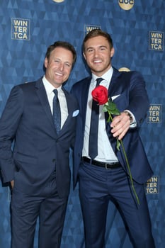 LOS ANGELES  JAN 8 - Chris Harrison and Peter Weber at the ABC Winter TCA Party Arrivals at the Langham Huntington Hotel on January 8, 2020 in Pasadena, CA photo