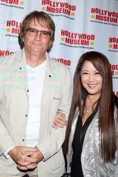 LOS ANGELES  NOV 4 - Rex Smith, Tracy Lin at the Pre Veterans Day Tribute and Signing Of Dear Bob - Bob Hope s Wartime Correspondence with the G.I.s of World War II at the Hollywood Museum on November 4, 2021 in Los Angeles, CA photo