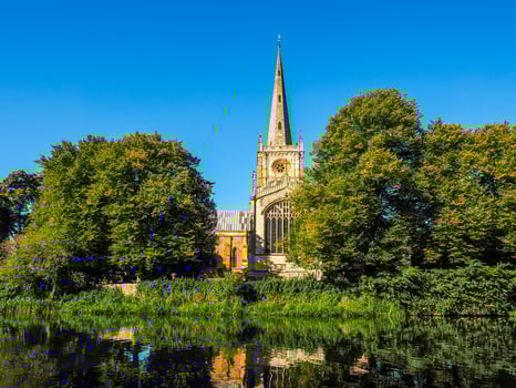 HDR Holy Trinity church in Stratford upon Avon photo
