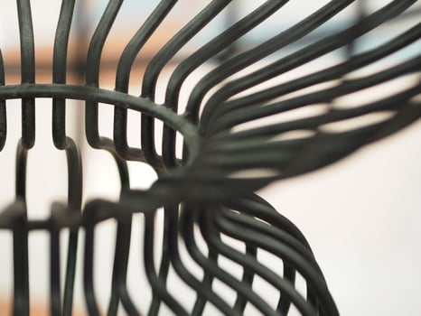 black iron grille photo