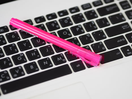 pen highlight colorful photo