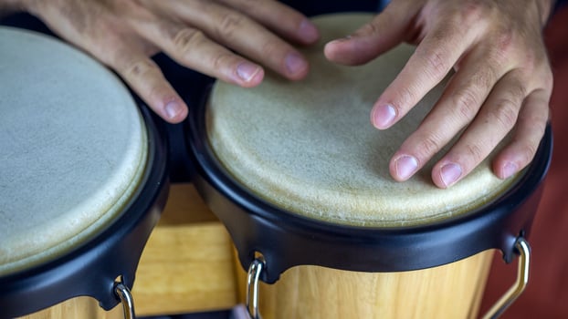 Drummer closeup detail photo