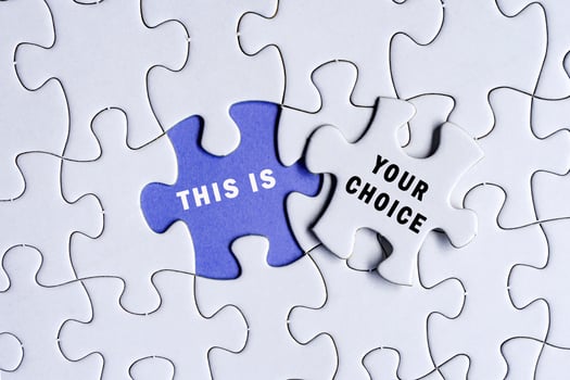 This is your choice text on Jigsaw Puzzle. photo