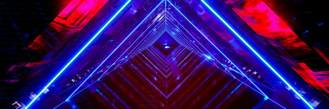 3D render, Abstract futuristic Sci-fi holographic neon glowing, Graphic digital technology background photo