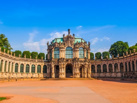 HDR Zwinger palace in Dresden photo