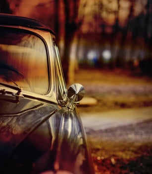 classic retro car. photo