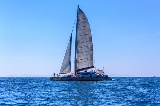 Sail boat, Phi Phi, Andaman sea, Krabi, Thailand photo