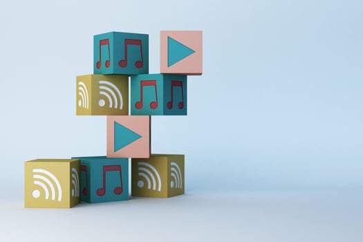 social media icon Heart Emoji and icon box. 3d rendering photo