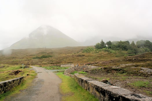 A view of the Countryside on the Isle of Skye in Scotland photo