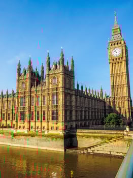 HDR Houses of Parliament in London photo