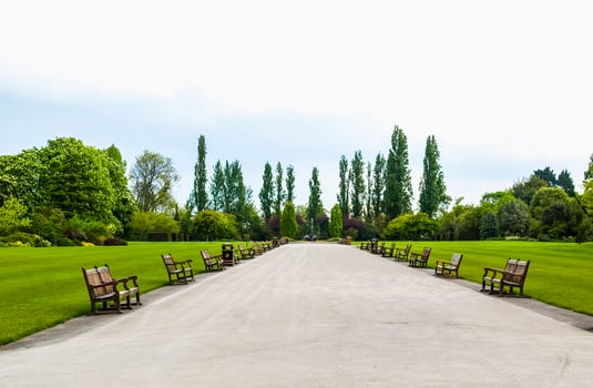 HDR Urban Park in London photo