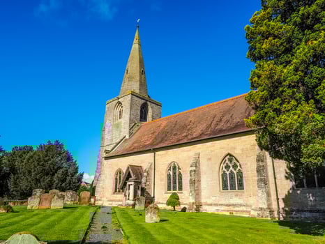 HDR St Mary Magdalene church in Tanworth in Arden photo