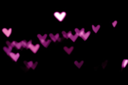 pink bokeh abstract background for love day photo