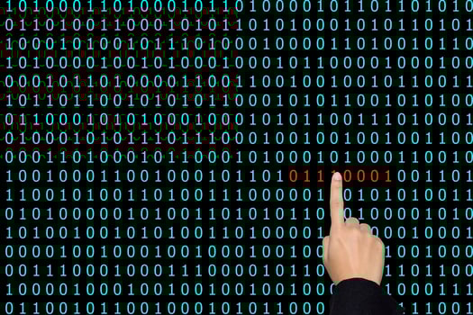 Binary code problem photo