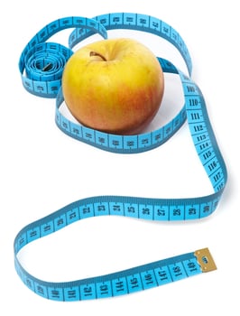 Apple and measure tape photo