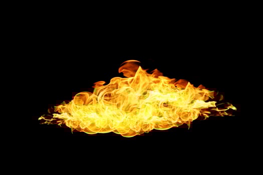 Red blaze fire flame texture background heat. photo