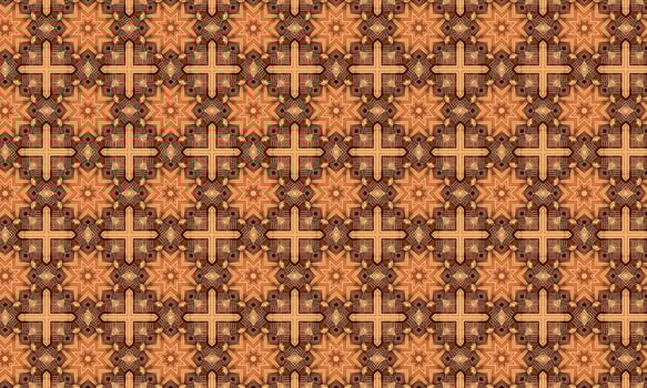 Trendy Seamless Pattern, Abstract Background. Tileable Geometric Grunge Repetitive Retro Background. Bizarre Art Illustration photo