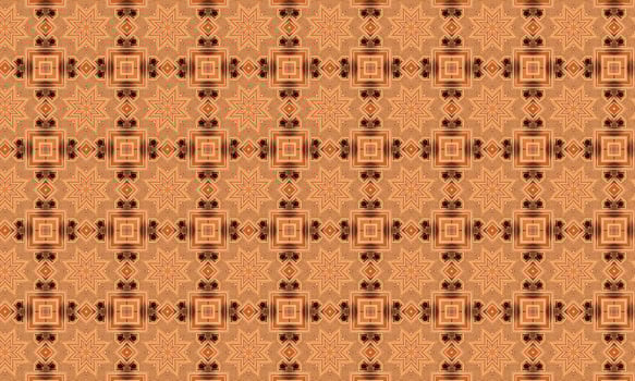 Trendy Seamless Pattern, Abstract Background. Tileable Geometric Grunge Repetitive Retro Background. Bizarre Art Illustration photo
