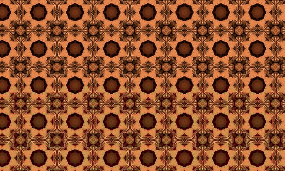 Trendy Seamless Pattern, Abstract Background. Tileable Geometric Grunge Repetitive Retro Background. Bizarre Art Illustration photo
