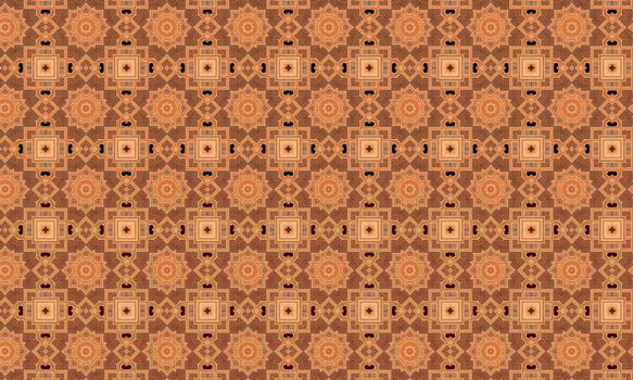 Trendy Seamless Pattern, Abstract Background. Tileable Geometric Grunge Repetitive Retro Background. Bizarre Art Illustration photo