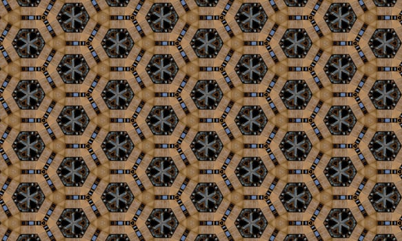 Seamless repeating colorful slanting kaleidoscopic pattern for backgrounds, design and wallpapers. High quality illustration photo