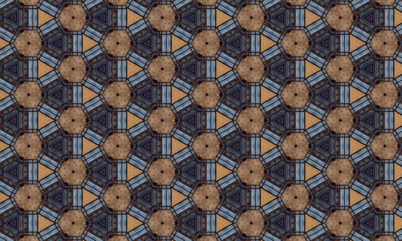 Seamless repeating colorful slanting kaleidoscopic pattern for backgrounds, design and wallpapers. High quality illustration photo
