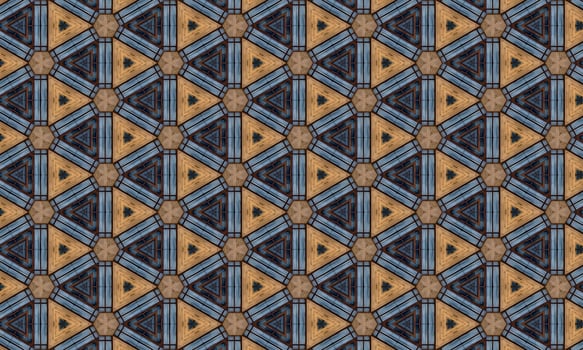 Seamless repeating colorful slanting kaleidoscopic pattern for backgrounds, design and wallpapers. High quality illustration photo