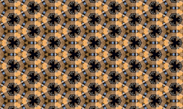 Multicolor mosaic pattern kaleidoscope. background, texture. High quality illustration photo