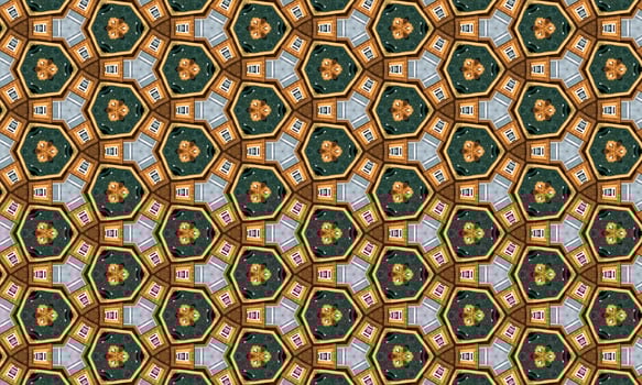Multicolor mosaic pattern kaleidoscope. background, texture. High quality illustration photo