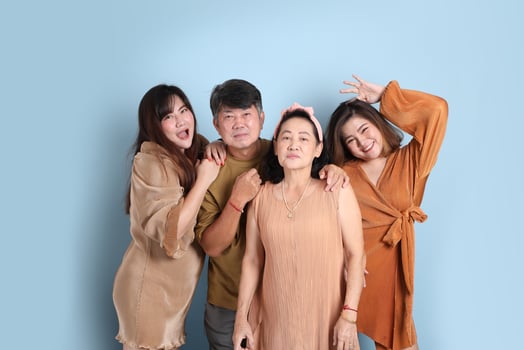 Happy Asian Family photo
