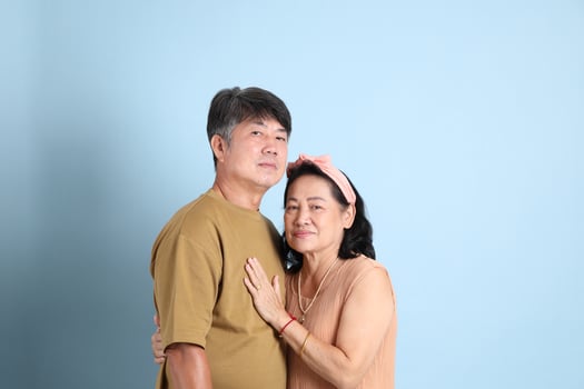 Cute Asian Couple photo