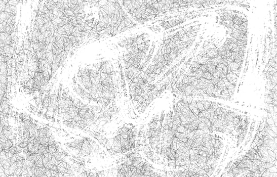 Grunge black and white pattern. Monochrome particles abstract texture. Background of cracks, scuffs, chips, stains, ink spots, lines. Dark design background surface. photo