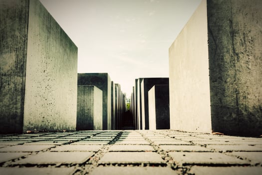 The Holocaust Memorial, Berlin, Germany photo