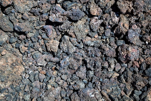 Basalt rocks. Tsavo West, Kenya, Africa photo
