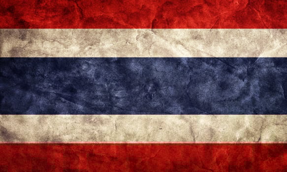 Costa Rica grunge flag. Item from my vintage, retro flags collection photo