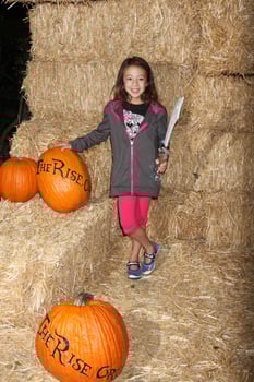 LOS ANGELES - OCT 4 - Aubrey Anderson-Emmons at the RISE of the Jack O Lanterns at Descanso Gardens on October 4, 2014 in La Canada Flintridge, CA photo