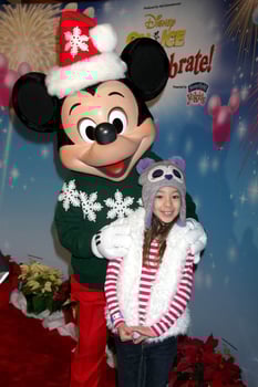 LOS ANGELES - DEC 11 - Aubrey Anderson-Emmons at the Disney on Ice Red Carpet Reception at the Staples Center on December 11, 2014 in Los Angeles, CA photo