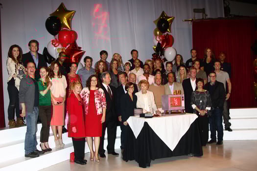 LOS ANGELES, MAR 26 - Cast and Executives of the Young and the Restless attends the 40th Anniversary of the Young and the Restless Celebration at the CBS Television City on March 26, 2013 in Los Angeles, CA photo