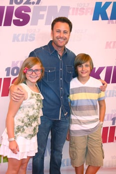 LOS ANGELES, MAY 11 - Chris Harrison, his children attend the 2013 Wango Tango concert produced by KIIS-FM at the Home Depot Center on May 11, 2013 in Carson, CA photo