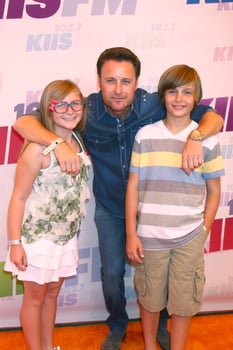 LOS ANGELES, MAY 11 - Chris Harrison, his children attend the 2013 Wango Tango concert produced by KIIS-FM at the Home Depot Center on May 11, 2013 in Carson, CA photo